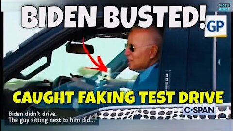 BIDEN DRIVING TRUCK ends up being a HOAX (Joe Biden FAKES test driving new Ford F-150)