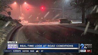 Real-time look at road conditions