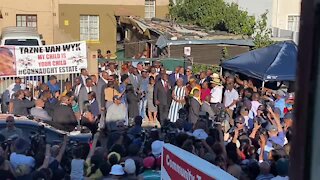 SOUTH AFRICA - Cape Town - President Cyril Ramaphosa visits the family of Tazne van Wyk(Video) (Aq6)