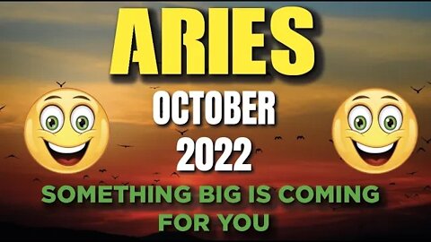 Aries ♈️ 😍 SOMETHING BIG IS COMING FOR YOU😍 Horoscope for Today OCTOBER 2022 ♈️ Aries tarot