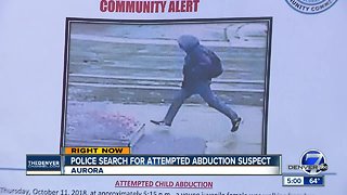 Girl in attempted kidnapping in Aurora screamed, bit suspect's hand to escape, police say