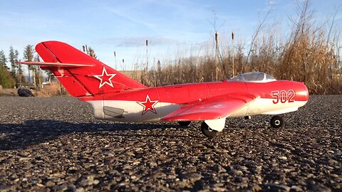 E-flite UMX MiG-15 Ultra Micro EDF RC Jet Fighter With AS3X Technology Fun