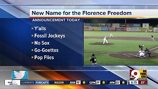 Florence Freedom to announce new name Tuesday