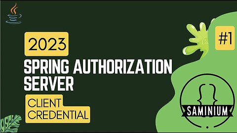 Spring authorization server #1 - Client credential flow