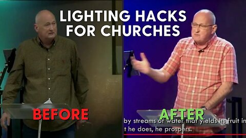 10 Lighting Hacks to Improve Your Church Live Stream | Pro Church Lights at Churchfront Live