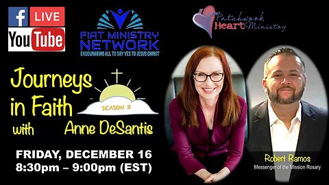 Journeys in Faith with Anne DeSantis presents Robert Ramos of Mission Rosary, Ep. 113