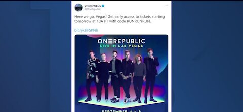 OneRepublic announces Labor Day performances in Las Vegas