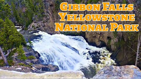 A must visit at Gibbon Falls Yellowstone National Park