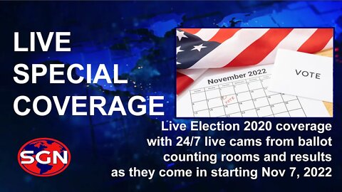 We Decide '22 - Multiple Live feeds from counting rooms, as ballots are counted, results and more.