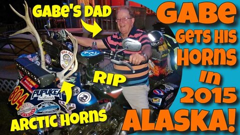 Gabe's Gets His Arctic Horns in Prudhoe Bay Alaska