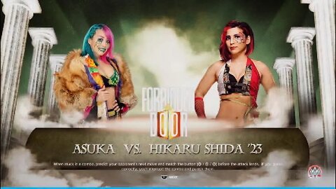 WWE X AEW Asuka vs Hikaru Shida