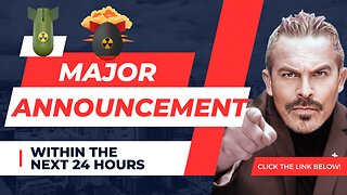 🚨 MAJOR MAJOR ANNOUNCEMENT WITHIN THE NEXT 24 HOURS - LINK BELOW