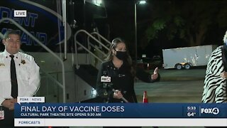Cape Fire Chief provides update from vaccine site