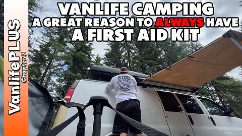 Vanlife Camping but it ends with me hobbled