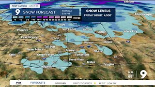 Wind, cooler air, rain showers and mountain snow all on the way