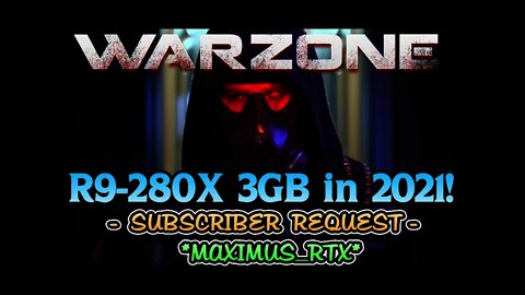 CoD #WARZONE (1080p) 🔥 I'm SHOCKED after the AMD R9-280X 3GB Demo [Sub Request] #SHORTS