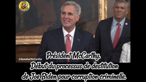 Début du processus de destitution de Joe Biden pour corruption criminelle.