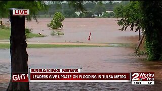Leaders give update on flooding in Tulsa metro