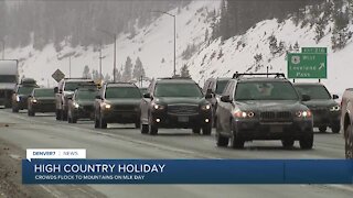 Crowds flock to mountains on MLK Day