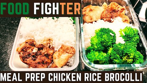 Meal Prep Chicken Rice Brocolli