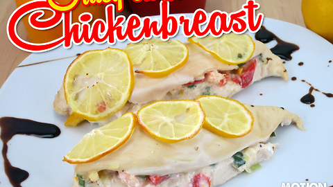 How to make juicy stuffed chicken breast