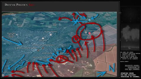 [ Bakhmut Front ] Russian forces enter eastern part of Bakhmut City; pincer developing N & S of City