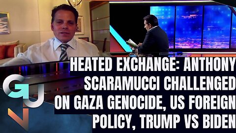 Heated Exchange: Anthony Scaramucci Challenged on Gaza Genocide, US Foreign Policy, Trump vs Biden