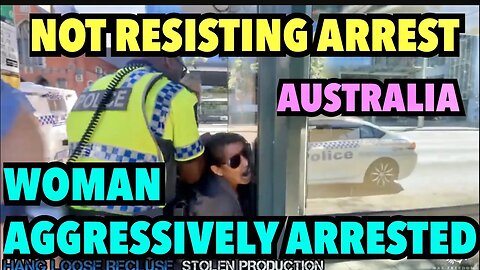 WOMAN AGGRESSIVELY ARRESTED | GOVERNORS Residence Western Australia Umbrella Group