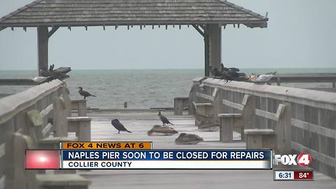 Hurricane-damaged pier to close 3 months for repairs