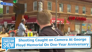 Shooting Caught on Camera At George Floyd Memorial On One-Year Anniversary