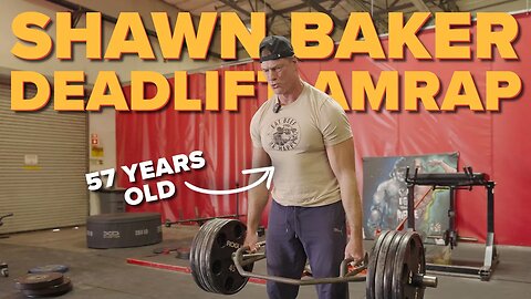 Shawn Baker AMRAPS 425lb Deadlift at 57 Years Old
