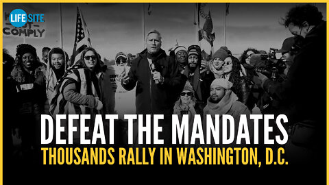 Thousands rally in Washington, DC to 'Defeat The Mandates'