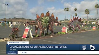 Drive-thru Jurassic Quest comes to Del Mar