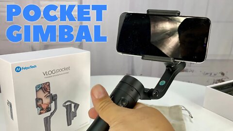 Best Travel Steadicam! The FeiyuTech Vlog Pocket Gimbal Stabilizer