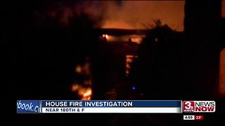 Crews respond to house fire near 180th and F