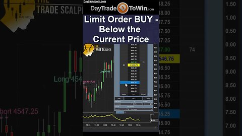 LIMIT Orders for Trader - No Slippage Trades #daytradetowin #tradingindicators #learningtotrade