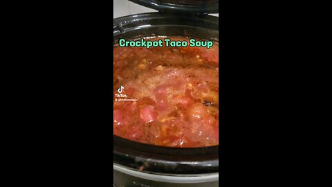 Crockpot Taco Soup!