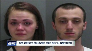Two arrested following search warrant in Jamestown