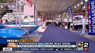 On the go Progressive Baltimore Boat Show