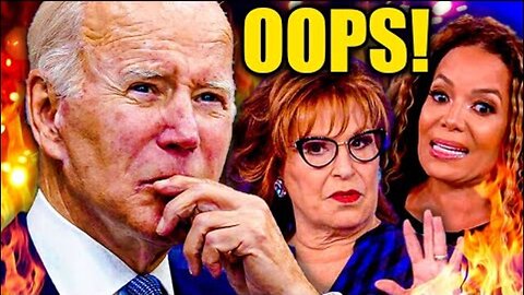 THE VIEW IS PANICKING AS BIDEN HUMILIATED IN EAST PALESTINE!!!