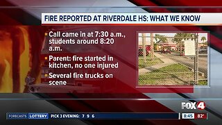 Small fire breaks out in kitchen at Riverdale High