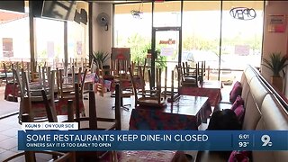 Many restaurants choose to keep dine-in closed