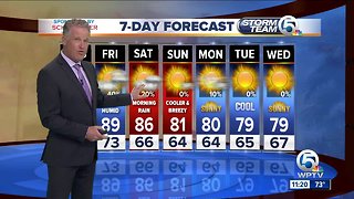 Latest Weather Forecast 11 p.m. Wednesday