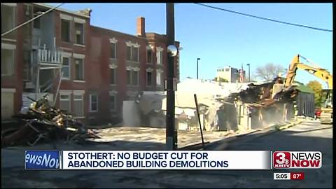 Abandoned building demolitions funded