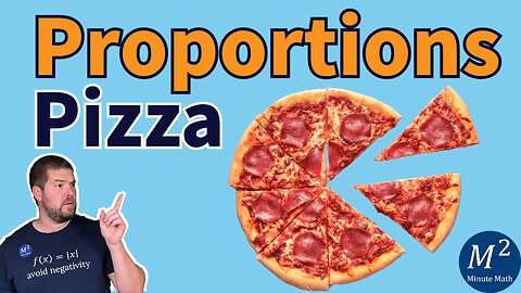 How to Use a Proportion to Find the Missing Value in a Real-World Geometry Problem Involving Pizza