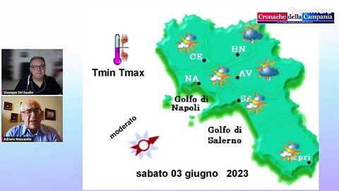 Le previsioni meteo per il week end del 3-4 giugno a cura del meteorologo Adriano Mazzarella