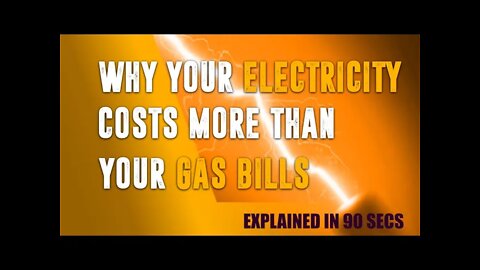 Why Electricity Costs More Than Gas - Explained In 90 secs
