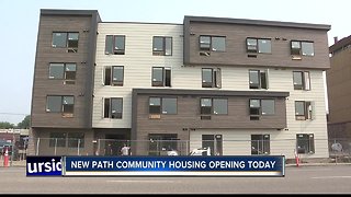New Path community housing opens today