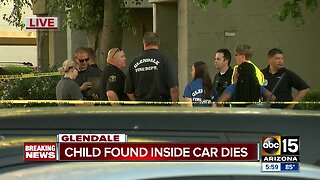 Baby dies after found in hot car in critical condition