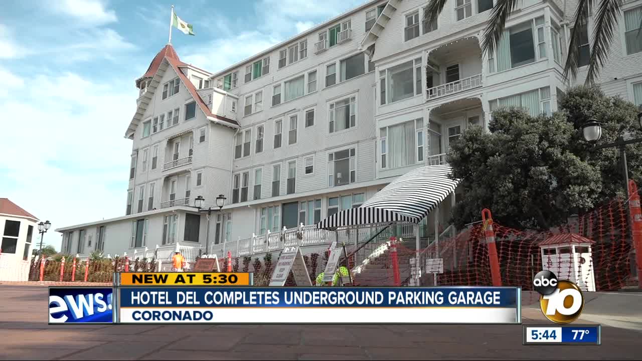 Hotel del Coronado has new garage